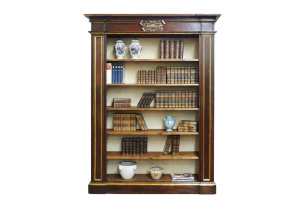 Libreria ricostruita stile Seicento Fiorentino. Margheri Antichità